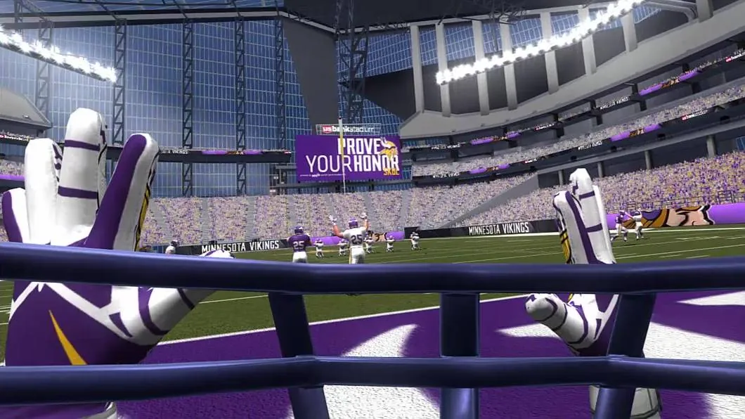 Juego de fútbol americano en realidad virtual